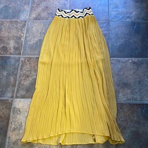 Dear Creatures XS Sunflower maxi skirt